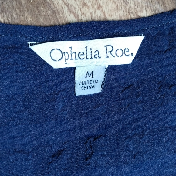 Ophelia Roe Elegant Blue Women's Tiered Maxi  Dress (M) - Picture 7 of 8